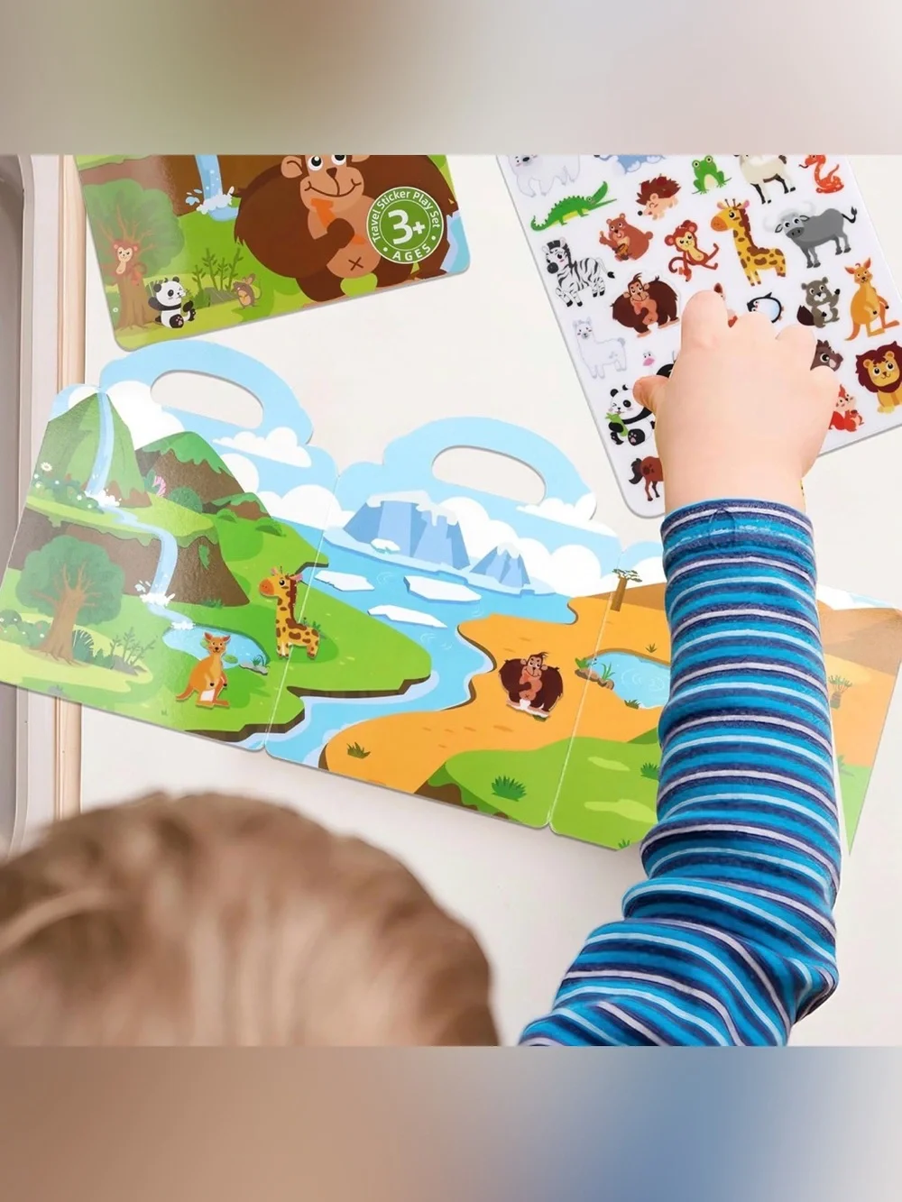 Reusable DIY Animal Sticker Books for Kids